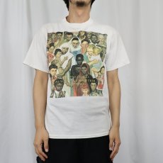 画像2: 90's Norman Rockwell "Golden Rule" アートプリントTシャツ M (2)