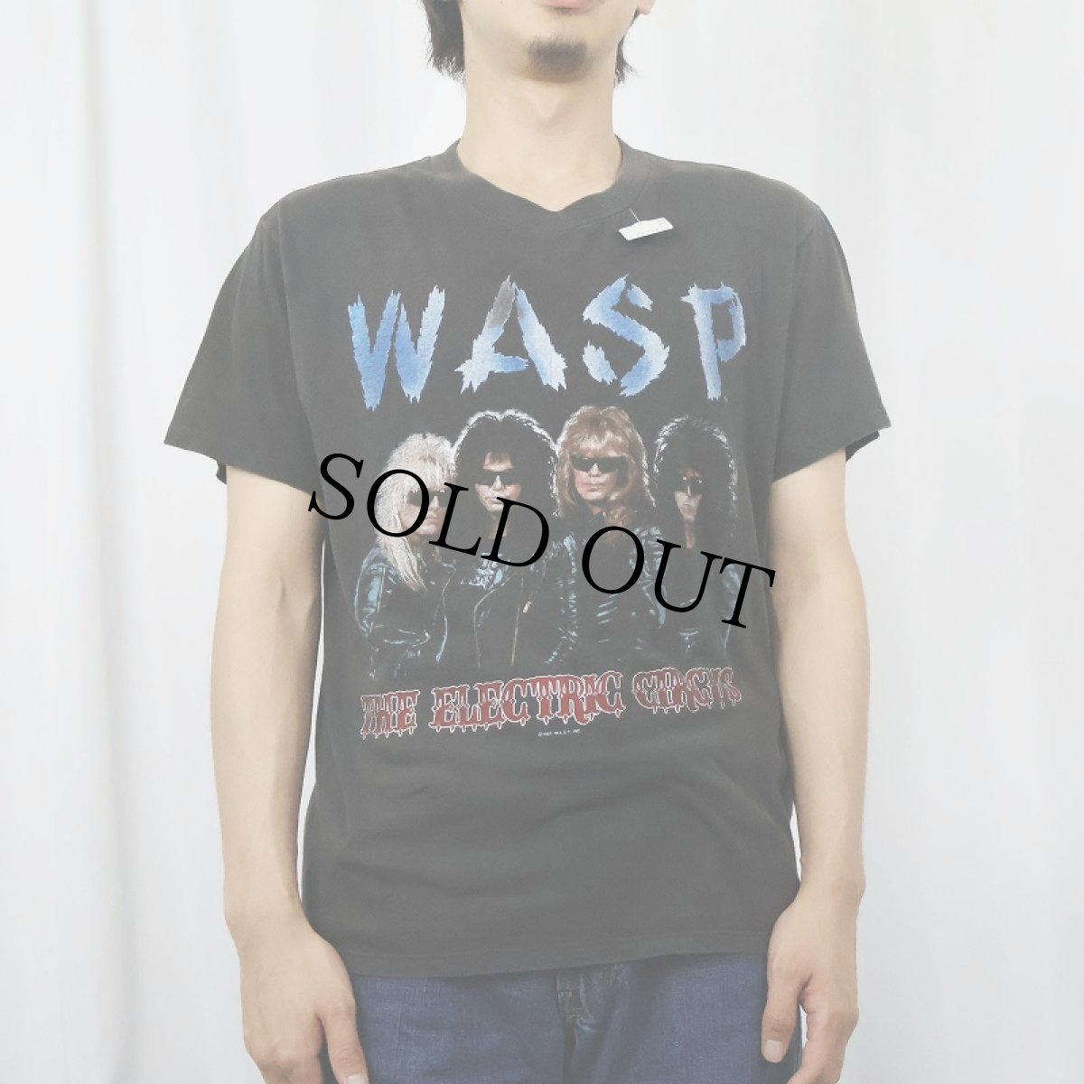 画像3: 80's W.A.S.P. USA製 ヘヴィメタル・バンド プリントTシャツ BLACK XL (3)