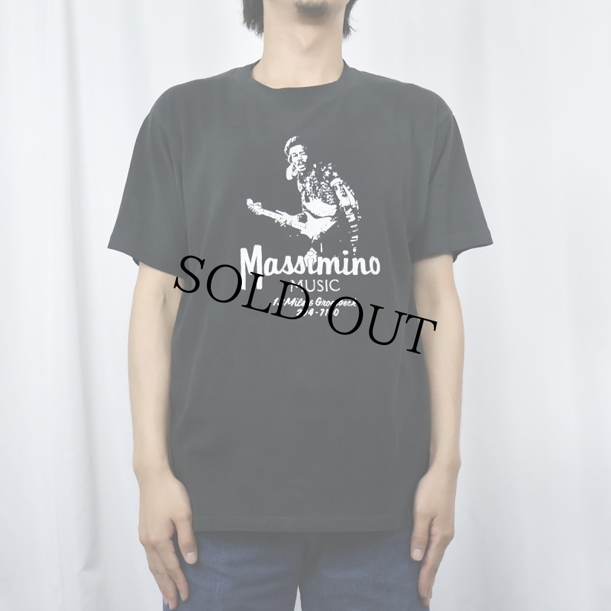 画像3: 80's Jimi Hendrix USA製 ミュージシャンプリントTシャツ BLACK XL (3)