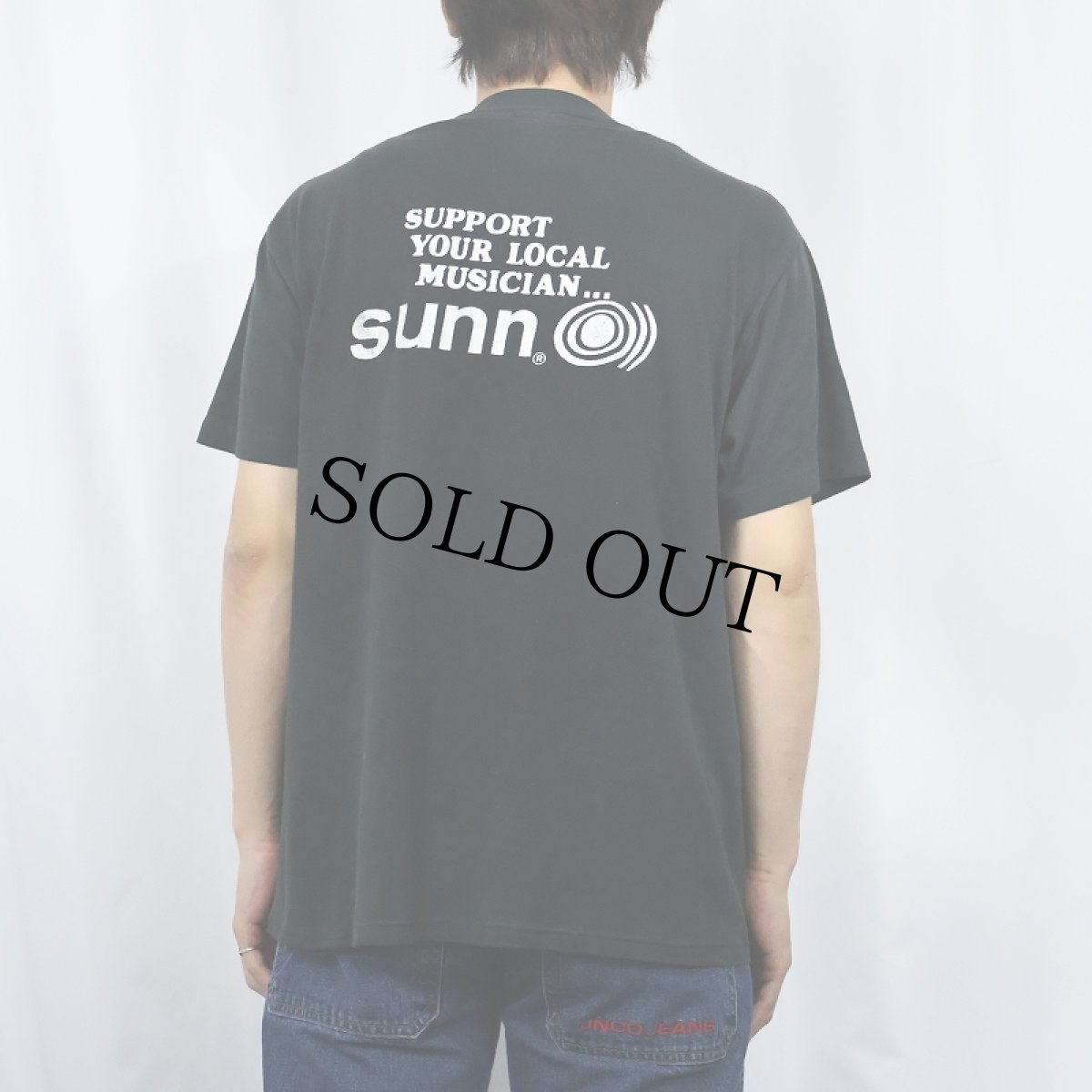 画像4: 80's Jimi Hendrix USA製 ミュージシャンプリントTシャツ BLACK XL (4)