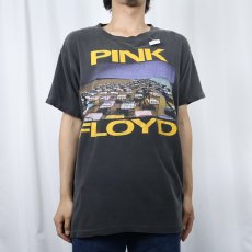 画像2: 80's PINK FLOYD ロックバンド ツアープリントTシャツ BLACK (2)