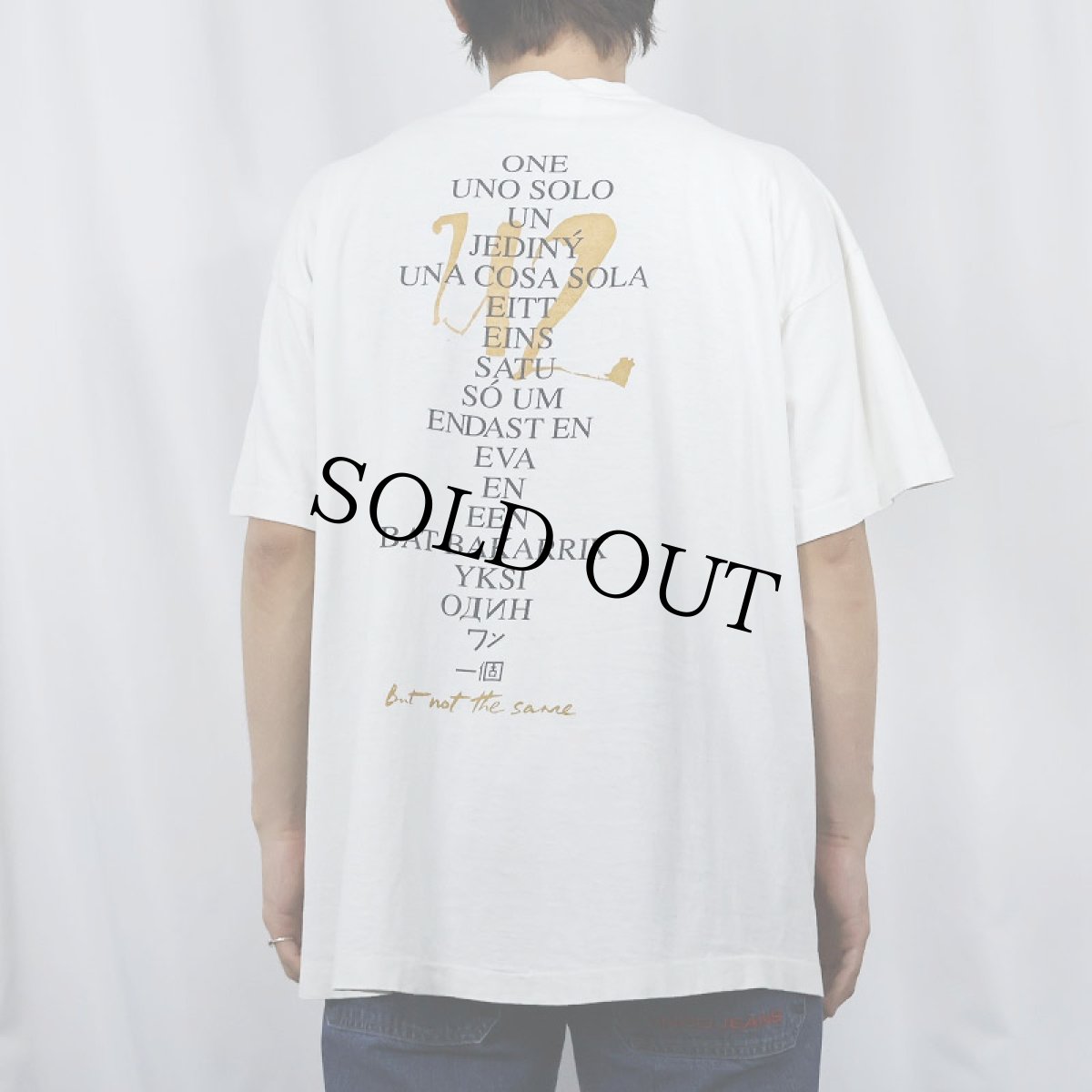 画像4: 90's U2 "smell the flowers while you can" ロックバンド プリントTシャツ (4)