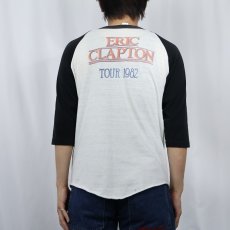 画像4: 80's Eric Clapton ギタリスト ツアープリント ラグランTシャツ (4)
