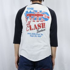 画像4: 80's THE WHO "CLASH" ロックバンド ツアープリント ラグランTシャツ L (4)