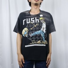 画像3: 90's RUSH × PUSHEAD "ROLL THE BONES" ロックバンド アルバムプリントTシャツ BLACK (3)