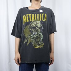 画像3: METALLICA × PUSHEAD ヘヴィメタル・バンド プリントTシャツ BLACK (3)