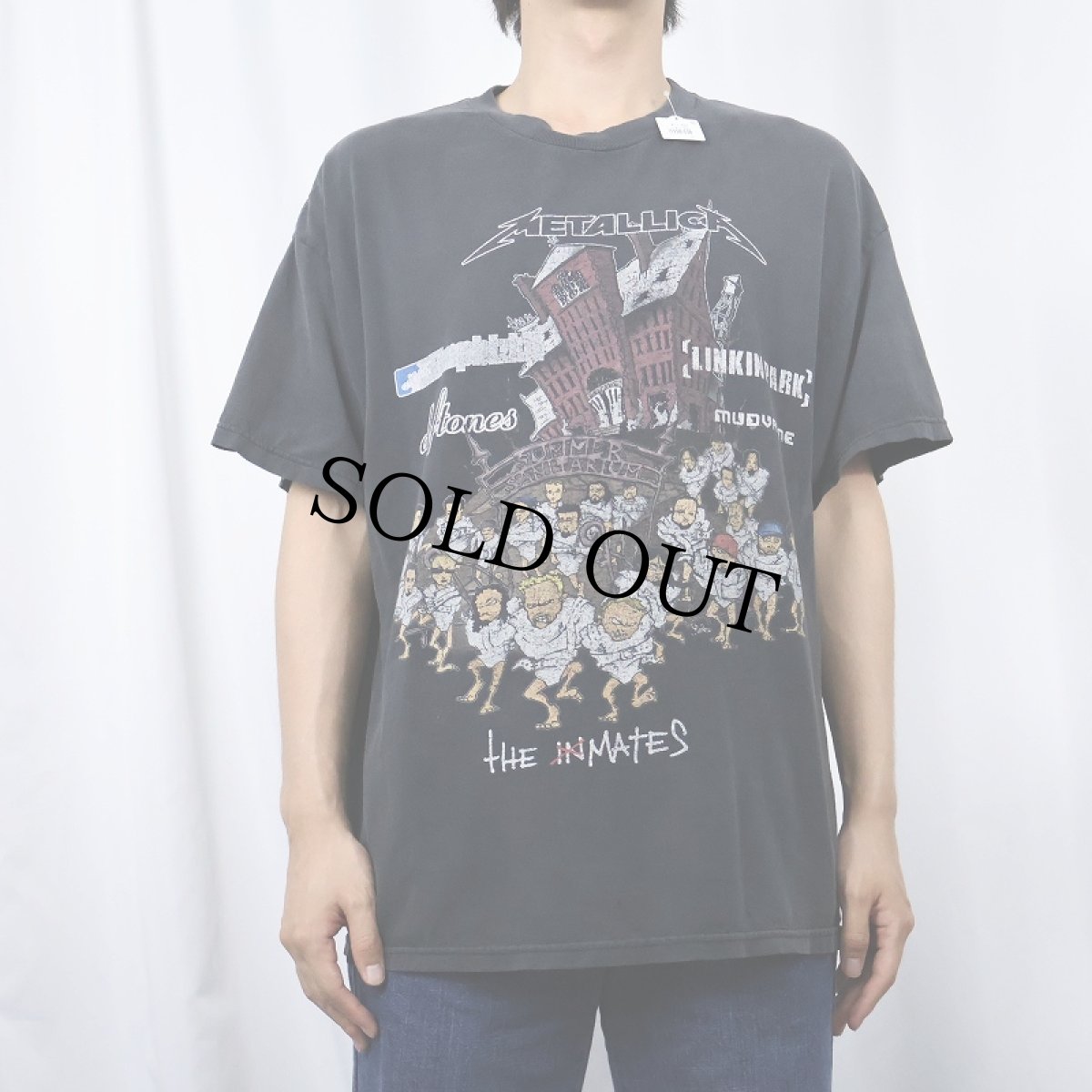 画像3: 2003 METALLICA "Summer Sanitarium Tour" ヘヴィメタル・バンド ツアープリントTシャツ BLACK XL (3)