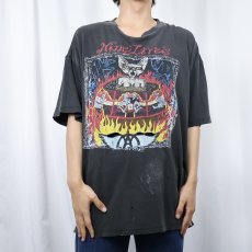 画像3: 90's AEROSMITH "Nine Lives Tour" ロックバンドツアープリントTシャツ BLACK XL (3)