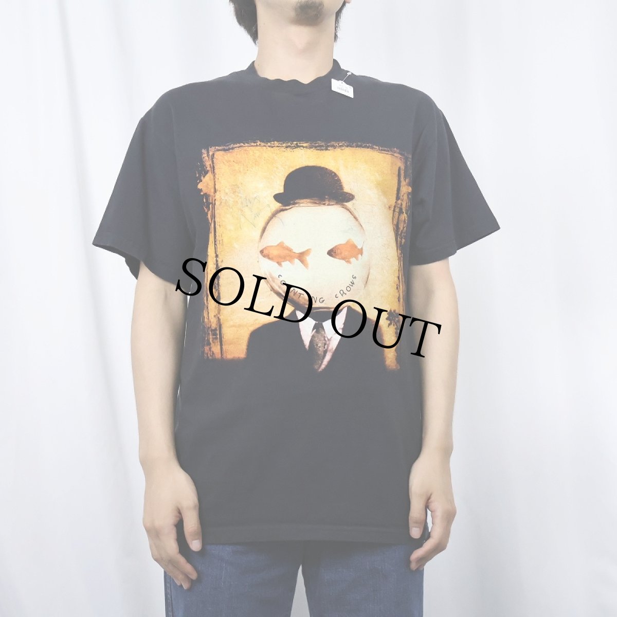 画像3: COUNTING CROWS "This desert life" ロックバンド アルバムプリントTシャツ BLACK M (3)