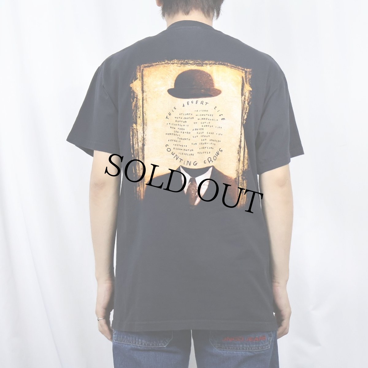 画像4: COUNTING CROWS "This desert life" ロックバンド アルバムプリントTシャツ BLACK M (4)