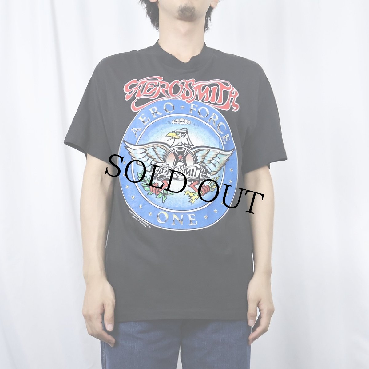 画像3: 80's AEROSMITH USA製 "PUMP" ハードロックバンド ツアープリントTシャツ BLACK L (3)