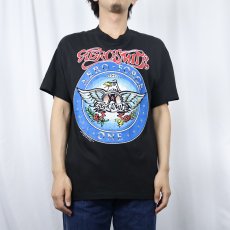 画像3: 80's AEROSMITH USA製 "PUMP" ハードロックバンド ツアープリントTシャツ BLACK L (3)