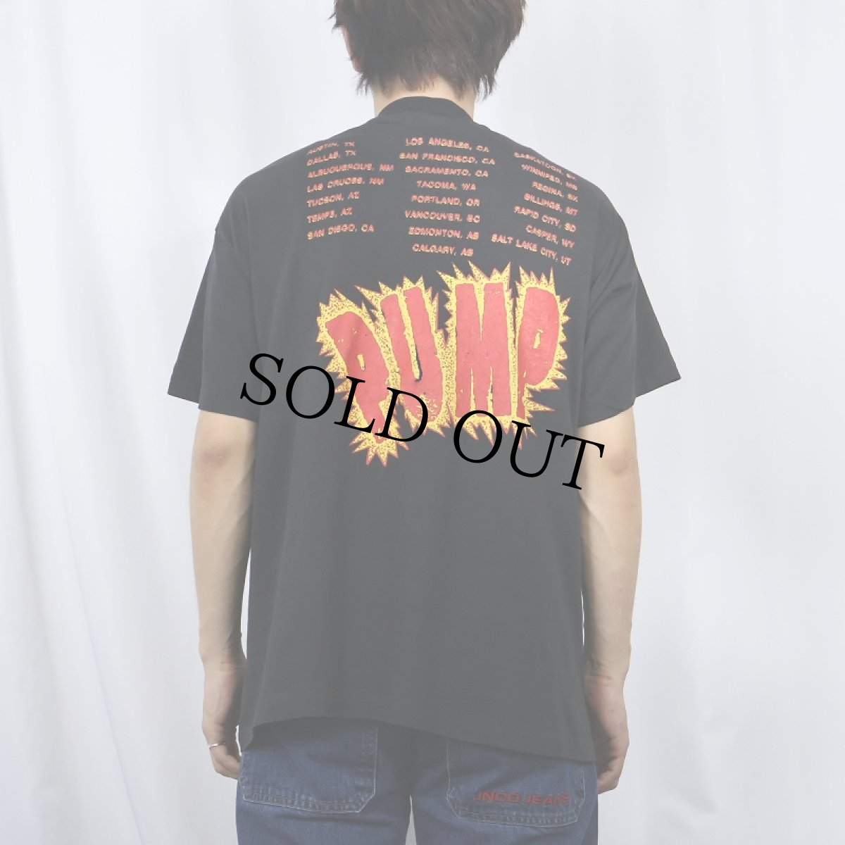 画像4: 80's AEROSMITH USA製 "PUMP" ハードロックバンド ツアープリントTシャツ BLACK L (4)