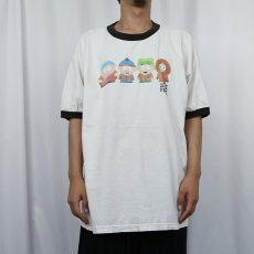 画像2: 2000's SOUTH PARK キャラクタープリント リンガーTシャツ 2X (2)