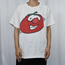 画像2: 90's VeggieTales アニメプリントTシャツ L (2)