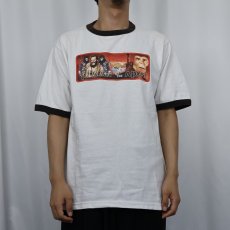 画像2: 90's PLANET OF THE APES USA製 SF映画プリントリンガーTシャツ L (2)