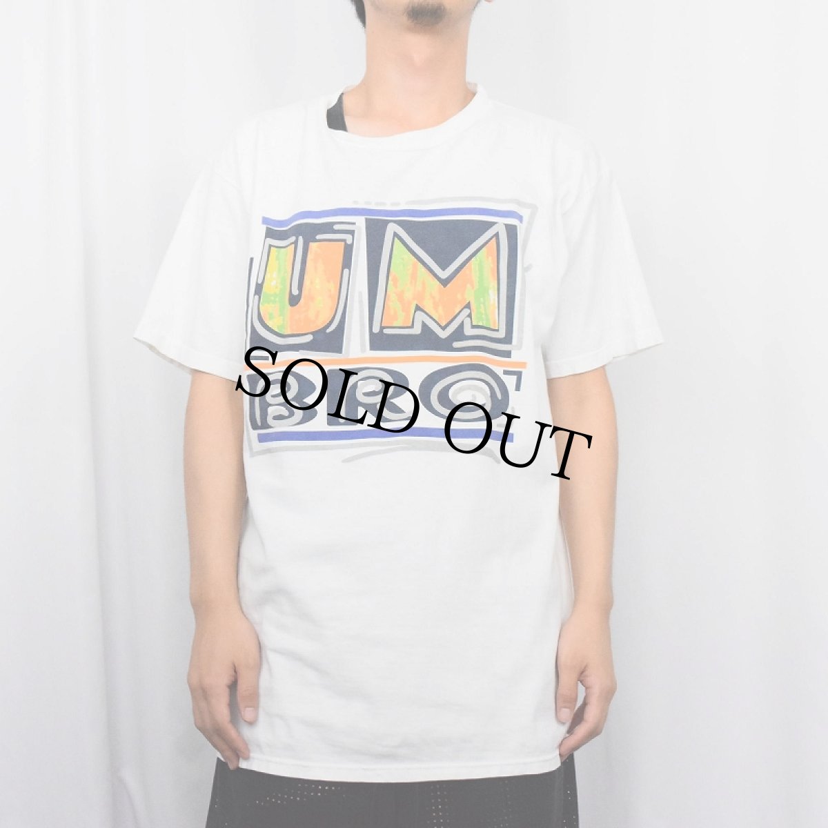 画像2: 90's UMBRO USA製 ロゴプリントTシャツ L (2)
