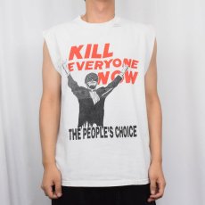 画像3: 90's〜 Nomeansno "KIll Everyone Now" カットオフスリーブ ロックバンドTシャツ (3)
