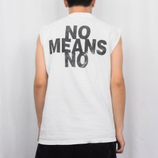 画像4: 90's〜 Nomeansno "KIll Everyone Now" カットオフスリーブ ロックバンドTシャツ (4)