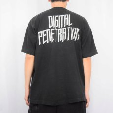 画像4: 90's USA製 "FUCKIN' HEAVY" スカルプリントTシャツ BLACK XL (4)