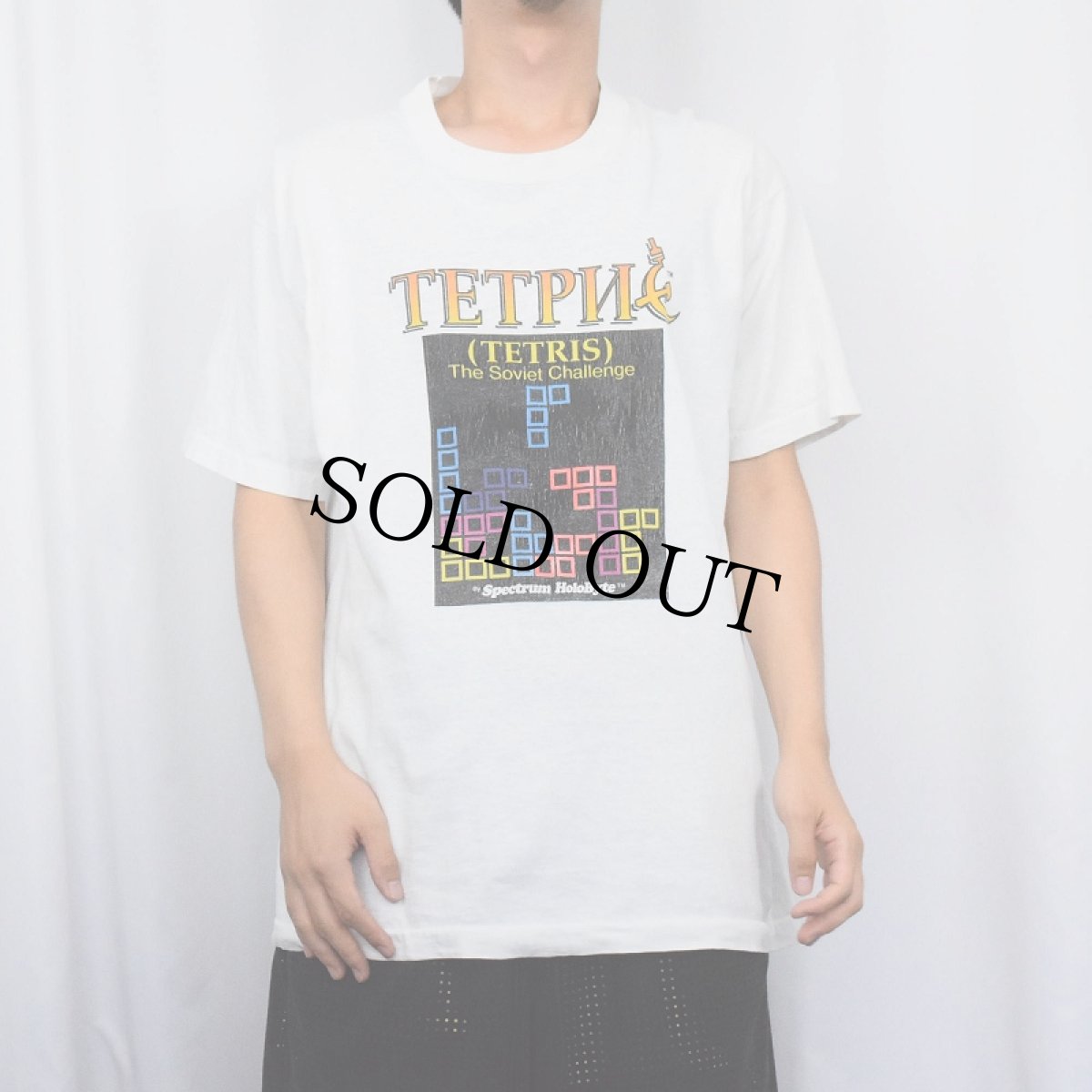 画像2: 90's Tetris USA製 "The Soviet Challenge" コンピューターゲームプリントTシャツ L (2)