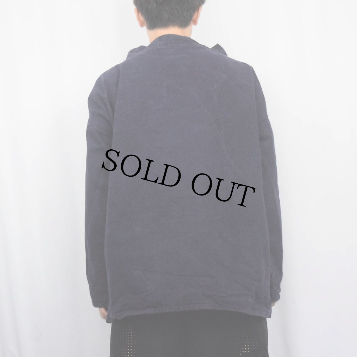 画像3: 80's〜 Yarmo ENGLAND製 フィッシャーマンスモック NAVY L (3)