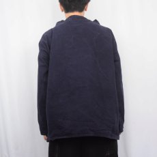 画像3: 80's〜 Yarmo ENGLAND製 フィッシャーマンスモック NAVY L (3)