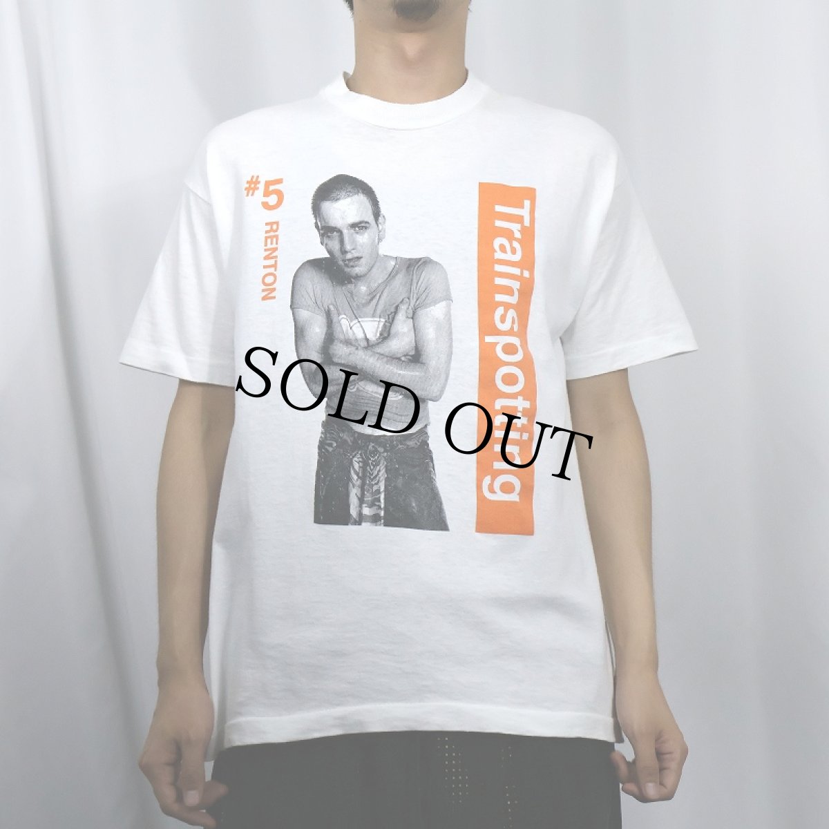 画像2: 90's Trainspotting "#5 RENTON" ムービーTシャツ M (2)