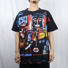 画像3: 90's Miles Davis USA製 "Headshot III" ジャズミュージシャン アートプリントTシャツ BLACK L (3)