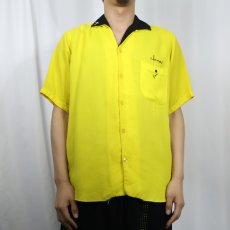 画像2: 60's King Louie by Holiday ボーリングシャツ M (2)
