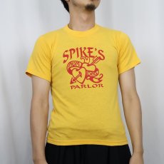 画像2: 90's SOFFE USA製 "SPIKE'S" プリントTシャツ YOUTH L (2)