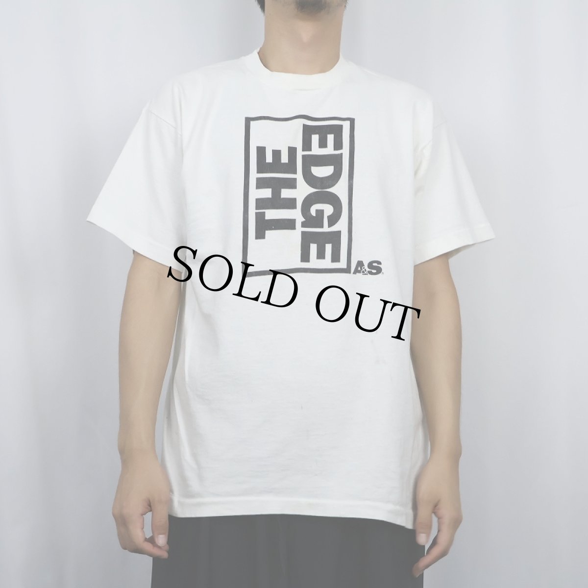 画像2: 90's A&S USA製 "THE EDGE" プリントTシャツ L (2)