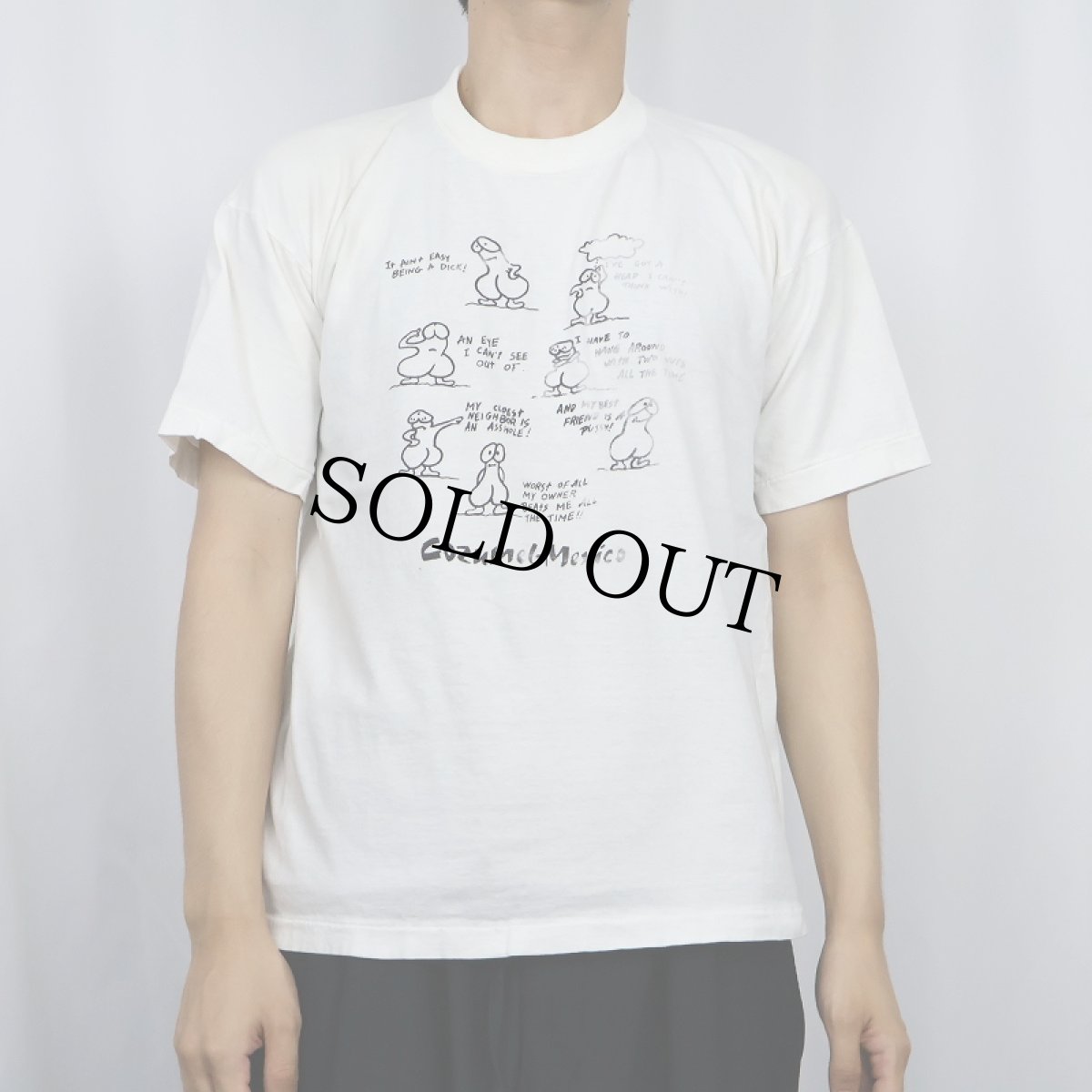 画像2: 90's シュールイラストエロTシャツ (2)