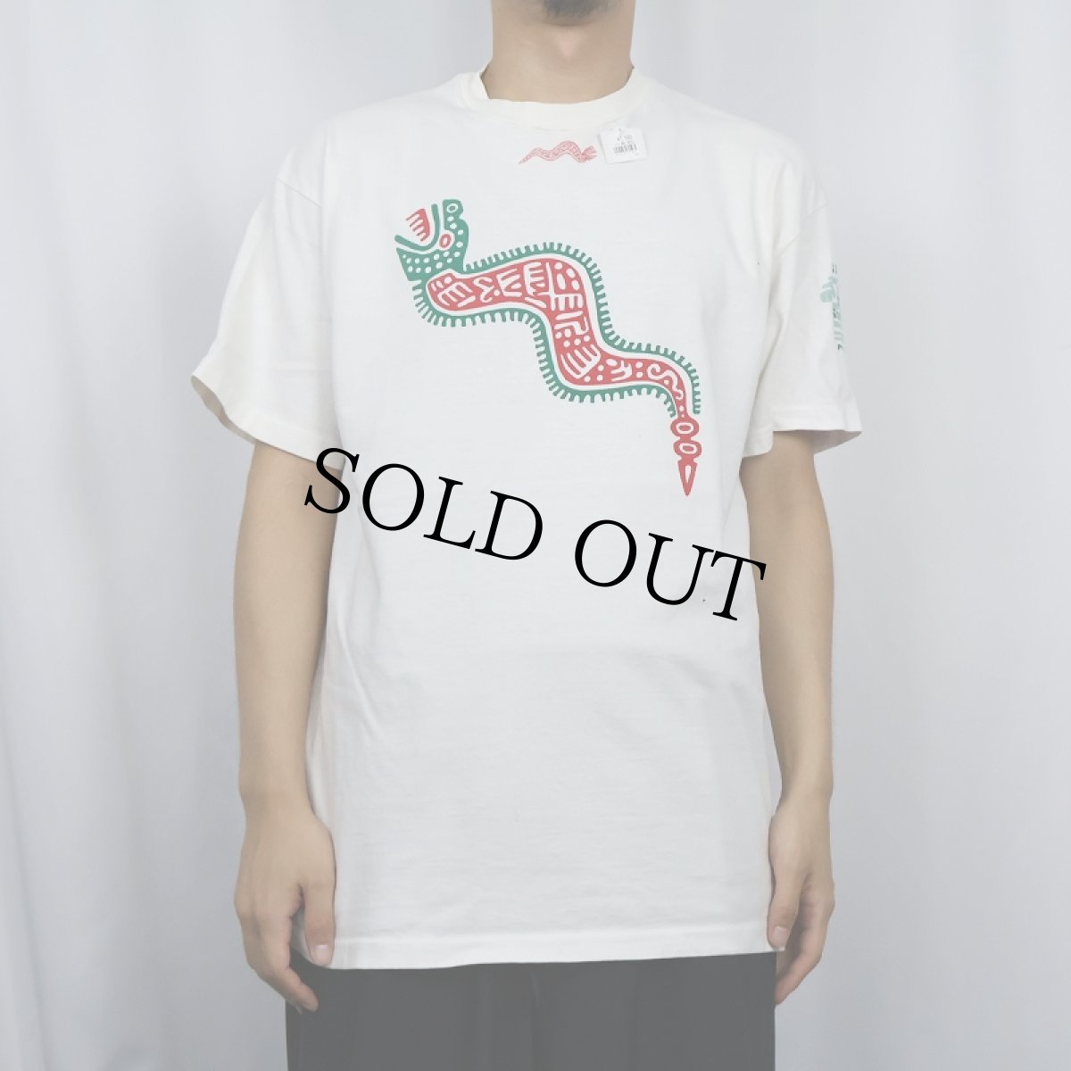 画像3: 【SALE】  90's COATL The Sorcerer USA製 蛇イラストプリントTシャツ L (3)