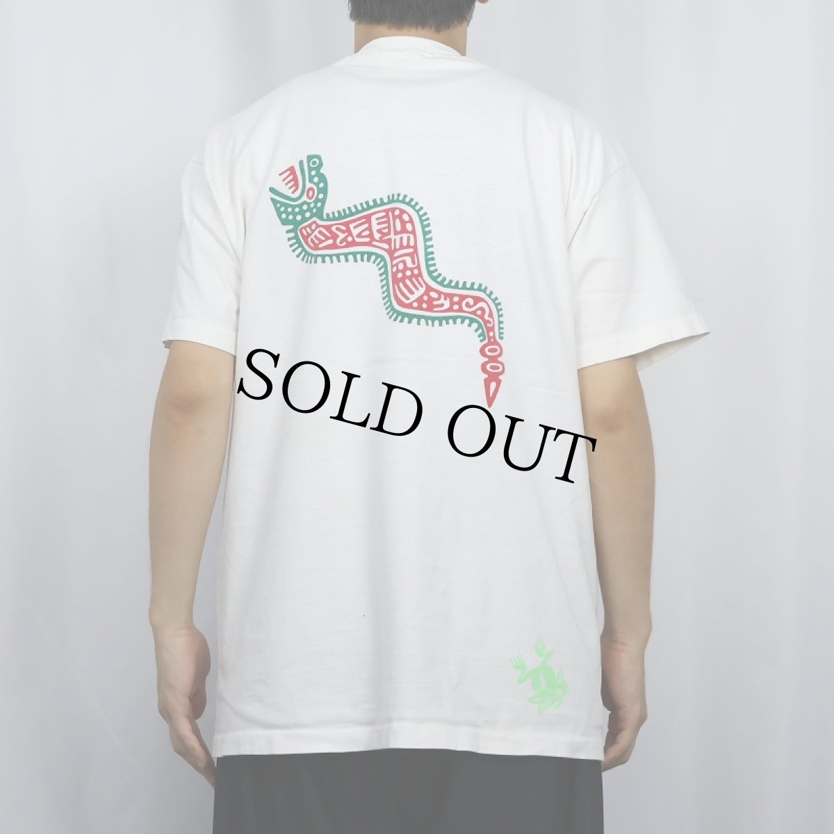 画像4: 【SALE】  90's COATL The Sorcerer USA製 蛇イラストプリントTシャツ L (4)