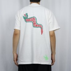 画像4: 90's COATL The Sorcerer USA製 蛇イラストプリントTシャツ L (4)