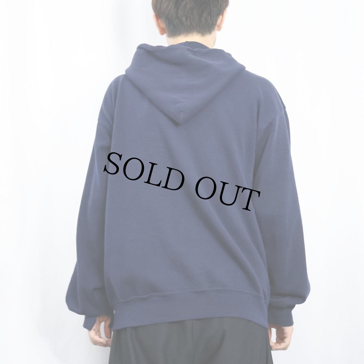 画像3: 70〜80's スウェットジップパーカー NAVY (3)