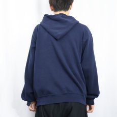 画像3: 70〜80's スウェットジップパーカー NAVY (3)