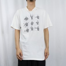画像2: 90's USA製 レフェリープリントTシャツ XL (2)