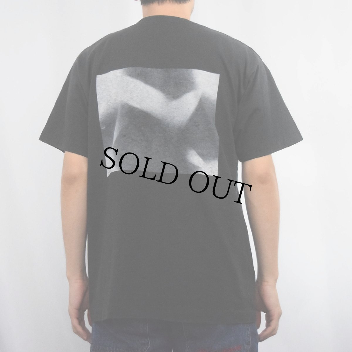 画像3: 【SALE】 90's USA製 変形文字 ガンジャプリントTシャツ BLACK L (3)