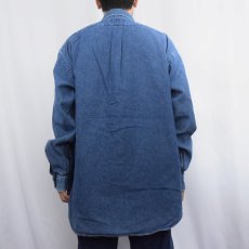 画像3: 90〜2000's Ralph Lauren "BIG SHIRT" デニムボタンダウンシャツ L (3)