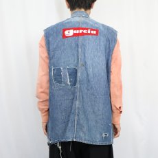 画像7: 60's〜 PENNEY'S PAYDAY ワッペン付き カットオフスリーブ デニムカバーオール (7)