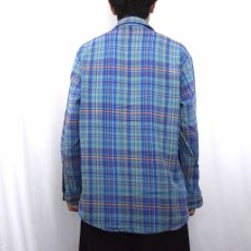 画像3: 80's ST JOHN'S BAY "BIG MAC FLANNEL" チェック柄 ヘビーネルシャツ L (3)