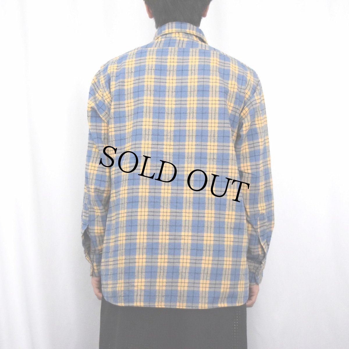 画像3: 80's L.L.Bean "TIMBERLINE SHIRT" チェック柄 ヘビーネルシャツ SIZE16 (3)