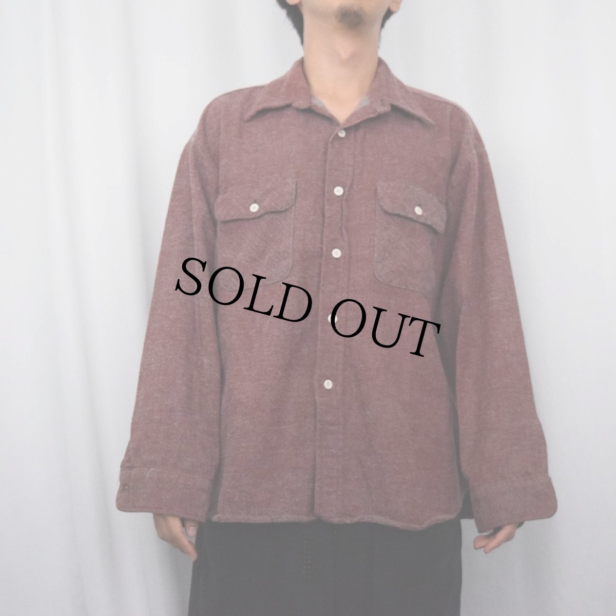 画像2: 70's BIG YANK ヘビーネルシャツ XL (2)