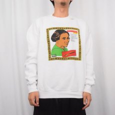 画像2: 90's Madam C. J. Walker 偉人プリントスウェット L (2)