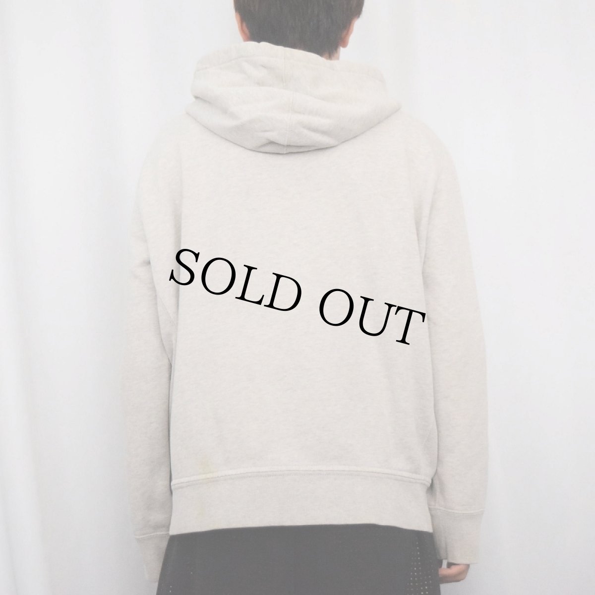 画像3: POLO Ralph Lauren REVERSE WEVAE TYPE ロゴ刺繍 スウェットジップパーカー XL (3)