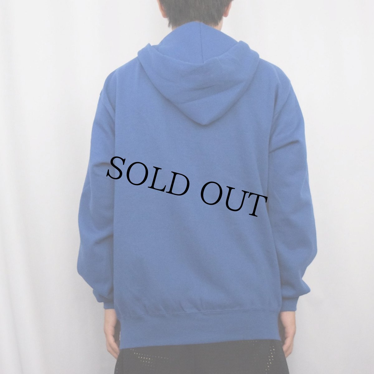 画像3: 80〜90's JERZEES USA製 無地 スウェットジップパーカー L (3)