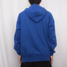 画像3: 80〜90's JERZEES USA製 無地 スウェットジップパーカー L (3)