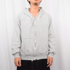 画像2: 80's GENERATION ONE 裏サーマル スウェットジップパーカー L (2)